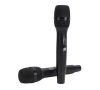 sans Fil Manuel, USB Dynamique Professionnel Mélangeant Un Microphone sans Fil UHF Anti-Fil avec Récepteur Rechargeable pour Chanter