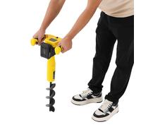 Sans Fil Pour Creuser Des Trous, Trou De Poteau, Machine De Creusage Électrique, Convient Au Creusage/À La Préparation Des Trous De Poteau, La Plantation De Bulbes, L'Élimination Racines Etc