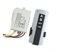 Sans fil pour interrupteur lumineux 2 boutons Télécommande Plafonnier