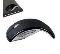 Sans fil pour ordinateur portable - USB pliable ergonomique 2,4 G | 15 m de long portée Plug and Play ordinateur portable avec capteur optique 1600 DPI clics silencieux, design pliable pour bureau