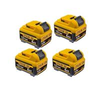 sans Fil/Rechargeable Compatible avec Les Batteries Lithium-ION DeWalt DCB120 12V 2.0Ah Batterie DCB124 DW089LG DCD701F2 Outils électriques/Niveau Laser(12V 6AH X4)