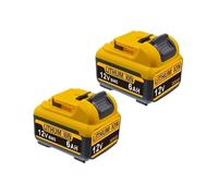 sans Fil/Rechargeable Compatible avec Les Batteries Lithium-ION DeWalt DCB120 12V 2.0Ah Batterie DCB124 DW089LG DCD701F2 Outils électriques/Niveau Laser(12V 6AH X2)