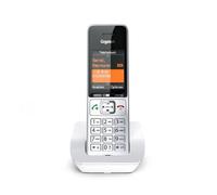 Téléphone SIECOMFORT501W DECT Identification de l'appelant Argent Blanc