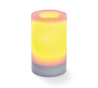 Sans Flamme Solaire Bougie Pour Extérieur - (D X Hauteur) 75 X 120 MM - Invisible Intégré Module - Jaune LED Avec Lumière de Scintillement - Partie Bougie Lampe Solaire Esotec 102232