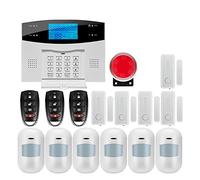 Sans Frais Mensuels Tuya GSM Protection de sécurité à domicile système d'alarme intelligent écran LCD Kit antivol application Mobile bras télécommande et désarmer(G2BW5)