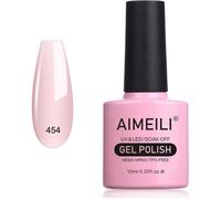 Sans Hema Vernis À Ongles Gel Naturel Nu 10Ml, Vernis Semi Permanent Gelée De Cristal Gel Soak Off Uv Led Manucure (454)[V280]