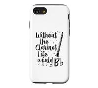 sans la Clarinette, la Vie Serait Un Jeu de Mots Plat Coque pour iPhone SE (2020) / 7/8