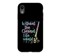 sans la Clarinette, la Vie Serait Un Jeu de Mots Plat Coque pour iPhone XR