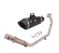 Sans Lacet Pour Brivido 125R 125 R 2023 2024 Échappement De Moto Complet Av&ant Lien Central 50.8MM Tuyau D'échappement Avec Silencieux Tuyau Silencieux D'échappement