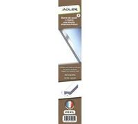 Sans marque Barre de seuil pour porte de douche aluminium brillant 120 cm