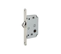 Sans marque Boitier Pour Serrure Coulissante Rectangle Acier Chromé, Gris