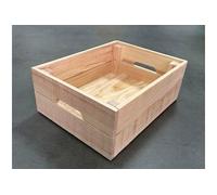 Sans marque Caisse en pin brut CREABOX 40 x 30 x 15 cm