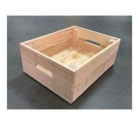 Sans marque Caisse en pin brut CREABOX 40 x 30 x 15 cm