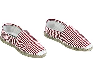 sans_marque Espadrille Bayadere Rouge T43