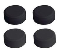 Sans marque Fixations miroirs rondes noires
