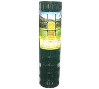 Sans marque Grillage rouleau soudé vert, H.1.5 x l.20 m, maille 100X100