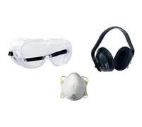 Sans marque Kit de protection casque, masque et lunettes COVERGUARD P45730