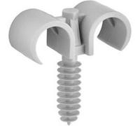 Sans marque Lot de 10 clips parapluies doubles, diam. 20 mm G