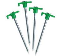Sans marque Lot De 4 Piquets En Acier Inoxydables, 12 Cm G