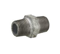 Sans marque Manchon pour pour tube en acier galvanisé, male/male, diam. 33 x 42 mm