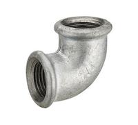 Sans marque Raccord coudé 90° pour acier galvanisé / 26 x 34 mm