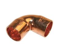 Sans marque Sac de 10 coudes 90° petit rayon double femme cuivre à souder pour tube cuivre diam. 14 mm