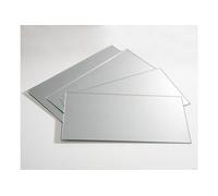 Sans marque Set de 4 miroirs rectangulaires 15 x 30 cm