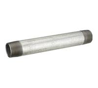Sans marque Tube d'alimentation filetage, acier galvanisé, en barre, diam. 15 x 21 mm, L. 0,20 m