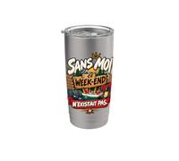 Sans Moi Ce W nd N’Existait Pas Humour Entre Potes Gobelet isotherme en acier inoxydable double paroi