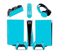 Sans Mousse Sans Bulles 47161 Console Pour PS5 Disc Edition & Digital Edition Sticker Vinyl Decal Cover Pour Ps5 Controller & Charging Station & Headset & Media Remote(Digital Edition)