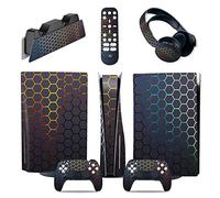 Sans Mousse Sans Bulles Pour PS5 Skin Disc Edition Console And Controller Accessories Cover Skins Wraps Fan Art Design Pour PS 5 Vers