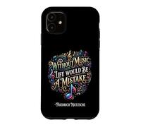 sans Musique, la Vie Serait Une Erreur Friedrich Nietzsche Coque pour iPhone 11