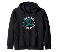 sans Noix - sauver des Vies - Anaphylaxie Sweat à Capuche