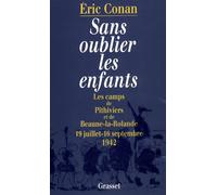 Sans oublier les enfants - Eric Conan - Grasset - broché - Livre