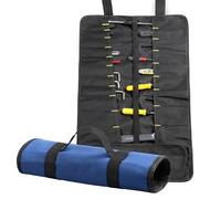 Sans outils pour clé à molette tournevis, pinces, compartiments à roulettes, organiseurs, pochette enroulable en toile pour homme, petite douille porte-monnaie