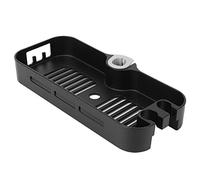 sans Perçage Étagère de Douche pour Rail de Douche, Support d'organisateur de Salle de Bains Tablette Serviteur de Douche pour Gel Douche Shampooing Adapte Le Rail de 22 24 25mm de Diamètre