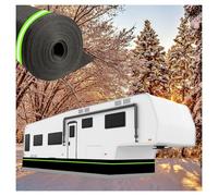 Sans perçage : revêtement d'hiver pour camping-car, 95 cm de haut, résistant au vent et à la neige, accessoire de caravane