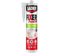 Sans Percer Tous Travaux Intérieur/Extérieur Transparent-Mastic Colle Hybride,Collage Puissant,Tous Matériaux,Peut Se Peindre,Cartouche 300g