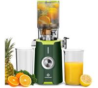 Sans Préparation Extracteur de Jus,Nettoyage installer Rapide,115mm Extracteur de Jus Lent,Rendement en jus de 99 %,1,2 L