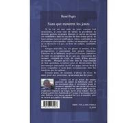 Sans que meurent les jours Nouvelles - René Pages - L'harmattan - broché - Nouvelles