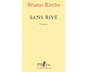 Sans rive Fragments - Bruno Krebs - L'arpenteur - broché - Roman