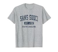sans Souci South Carolina SC Vintage Athletic Sports Design T-Shirt