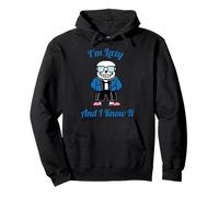 sans Squelette Cool Pixel Art I'm Lazy and I Know It Sweat à Capuche