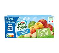 SANS SUCRES AJOUTÉS POMME NATURE 1800G, POM'POTES, ( LOT DE 3 )