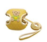 Sans tirer harnais pour chien petit harnais pour chien Sangle pour chien et laisse Set Walking Harness, Élégant Cat Walking Jackets Pet Supplies
