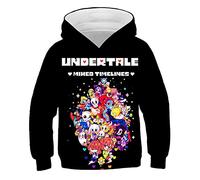 sans Undertale 3D Imprimer À Capuche Enfants Mode Garçon Fille À Manches Longues À Capuche Sweat Casual Cosplay Veste Pull
