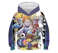 sans Undertale 3D Imprimer À Capuche Enfants Mode Garçon Fille À Manches Longues À Capuche Sweat Casual Cosplay Veste Pull