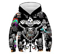 sans Undertale 3D Imprimer À Capuche Enfants Mode Garçon Fille À Manches Longues À Capuche Sweat Casual Cosplay Veste Pull