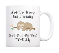 Sans Vouloir Me Vanter, Je Me Suis Levée Aujourd'Hui. Mug À Café Céramique Tasse À Café Élégantes Mug Pour Bureau Maison Chocolat Chaud 330Ml