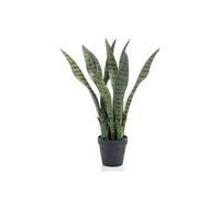 Sansevieria 55 cm en Pot Vert Plante Artificielle de Décoration Maison